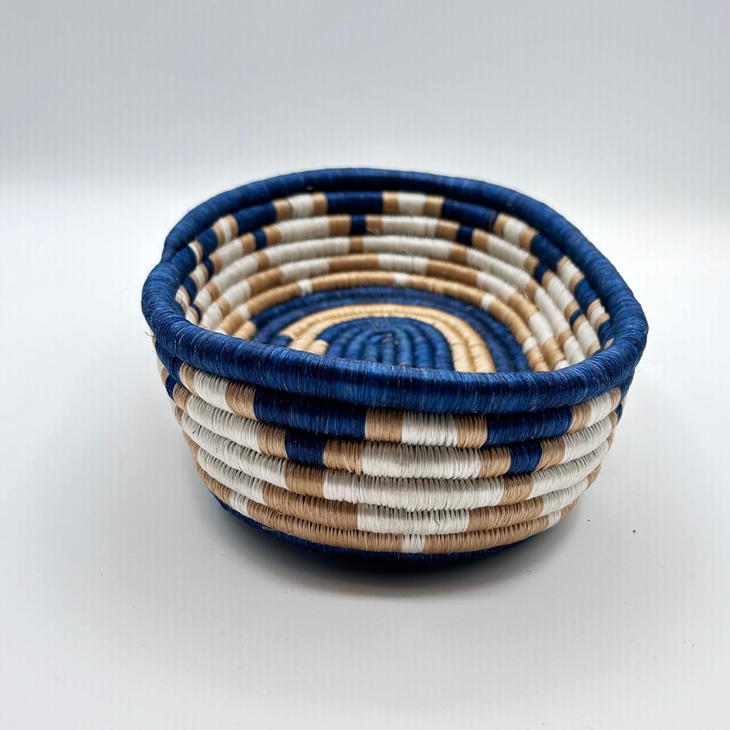 Boflo Bread Basket-Blue & Brown