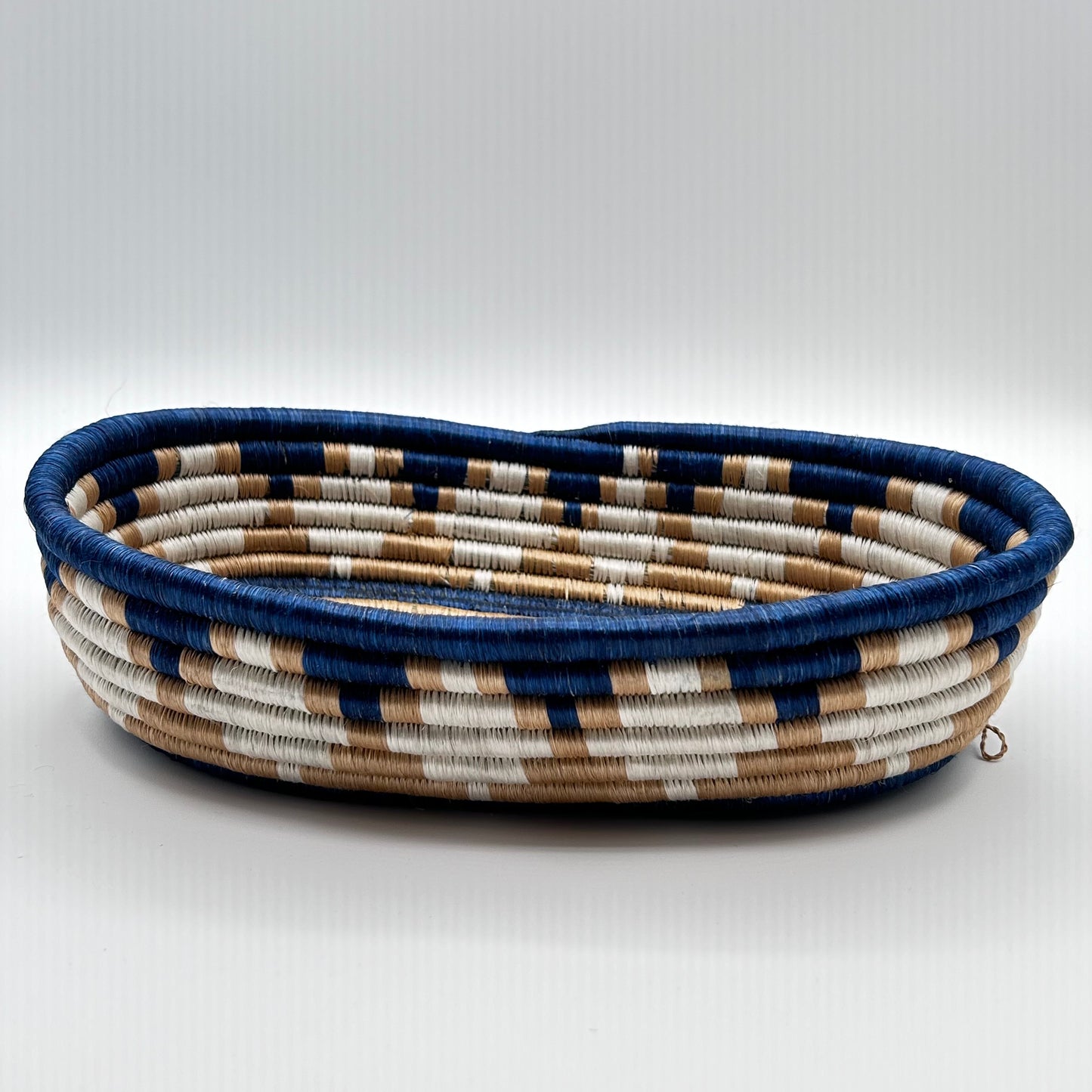 Boflo Bread Basket-Blue & Brown