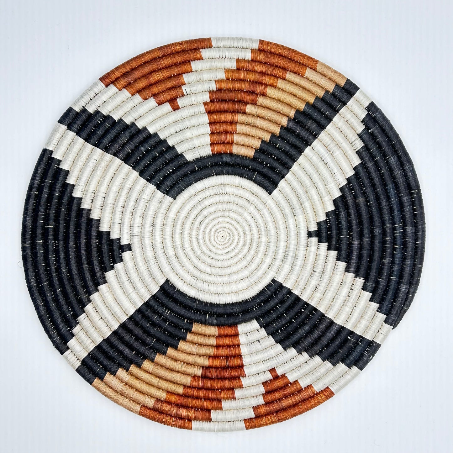 Viringo Wall Hanging - White, Orange, Black - Medium