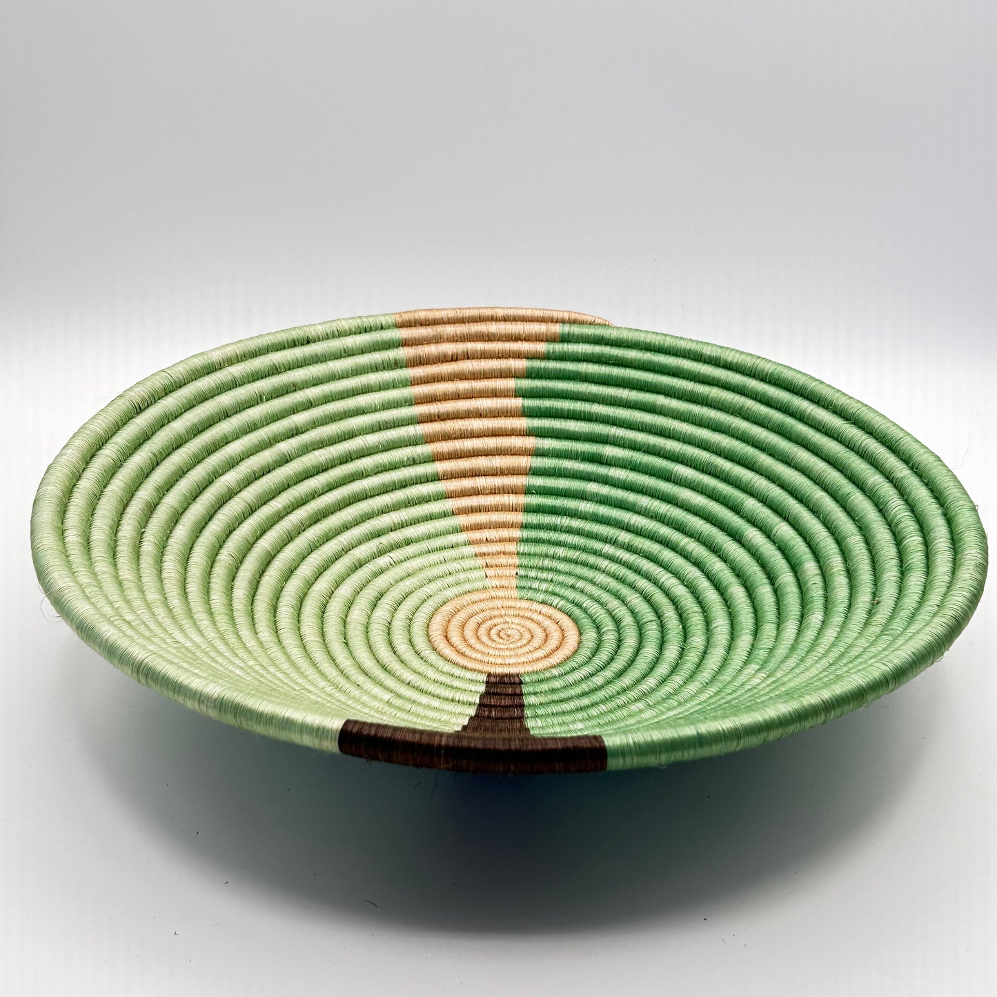 Bakuli Handwoven Bowl -Green - Large