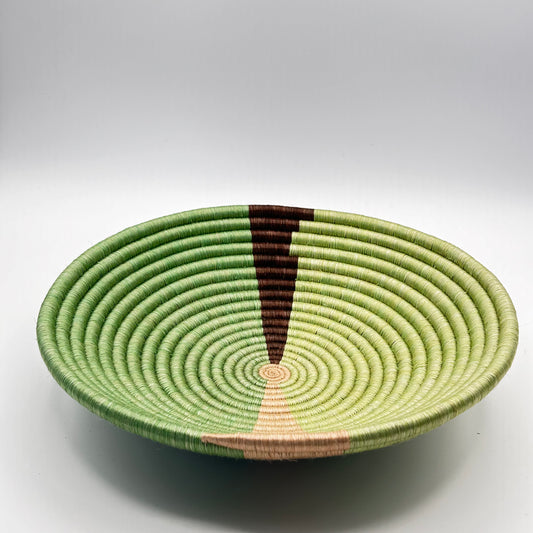 Bakuli Handwoven Bowl - Green - Medium