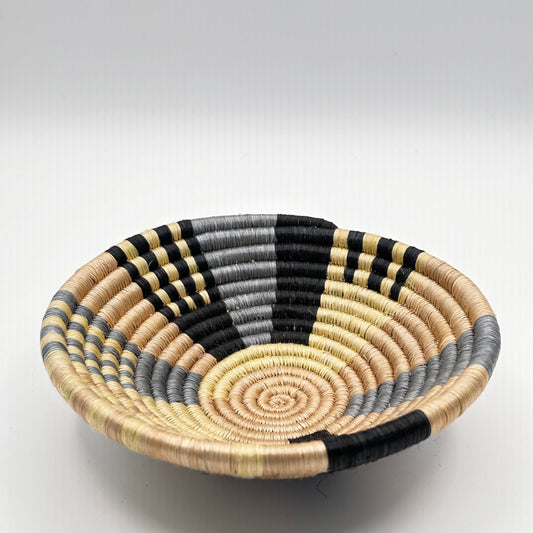 Bakuli Handwoven Bowl - Brown & Grey Mini