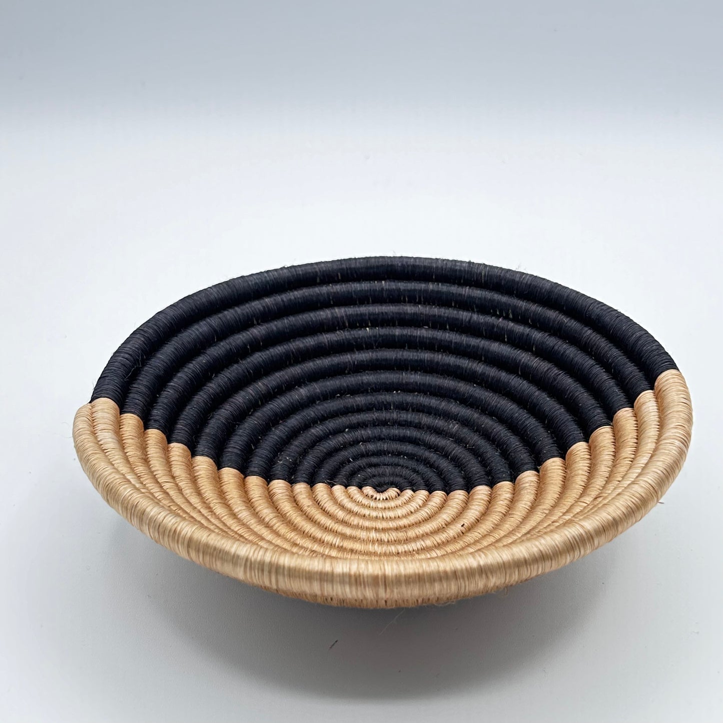 Bakuli Handwoven Bowl - Black & Brown Mini