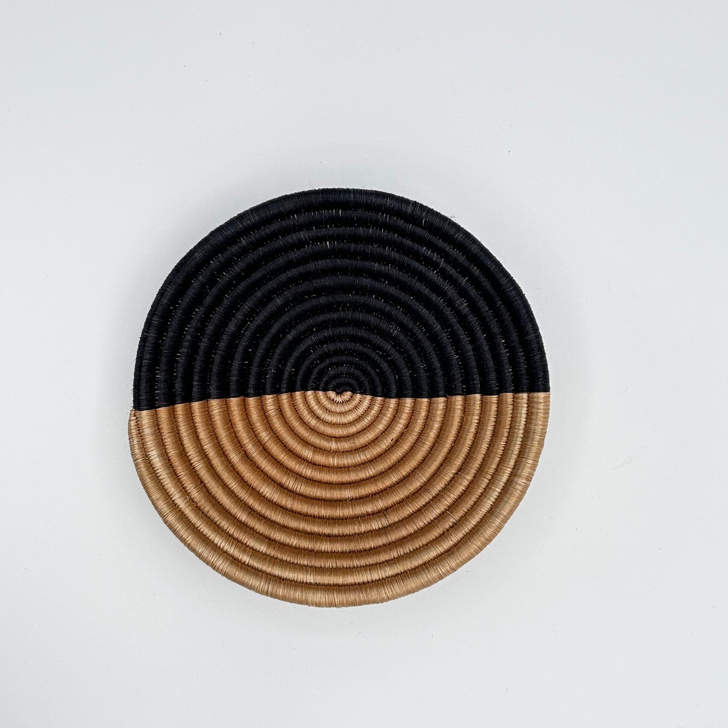 Bakuli Handwoven Bowl - Black & Brown Mini