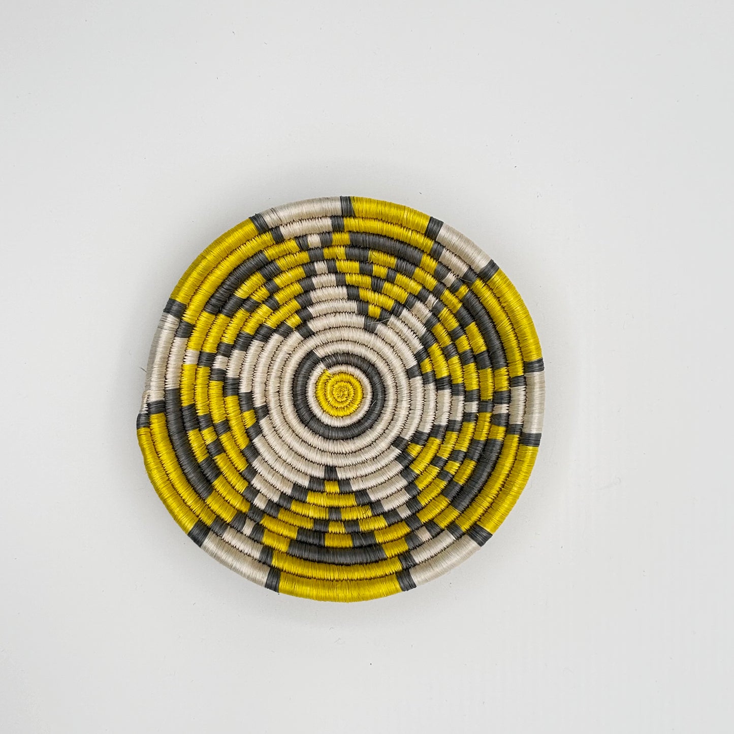 Bakuli Handwoven Bowl - Yellow Star Mini