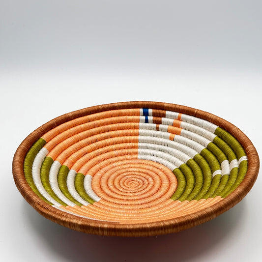 Bakuli Handwoven Bowl -Orange - Small